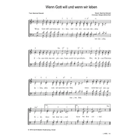 Produktbild des Artikels Wenn Gott will und wenn wir leben (Noten - Download)