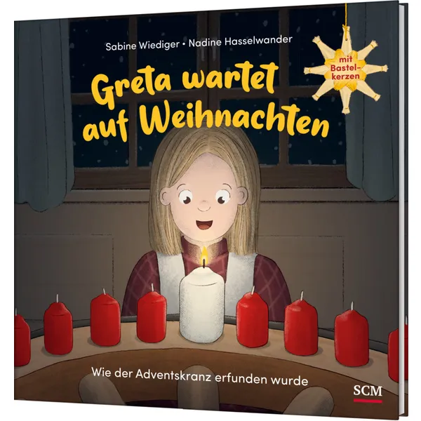 Produktbild des Artikels Greta wartet auf Weihnachten - Wie der Adventskranz erfunden wurde (Buch - Hardcover)