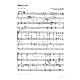 Produktbild des Artikels Abendzeit (Noten - Download)