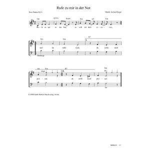 Produktbild des Artikels Rufe zu mir in der Not (Noten - Download)