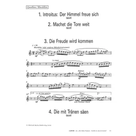 Produktbild des Artikels Gelobt sei, der da kommt (Flöte) (Noten - Download)