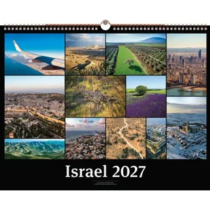 Produktbild des Artikels Israel 2027 Black Version (Kalender - Spiralbindung)