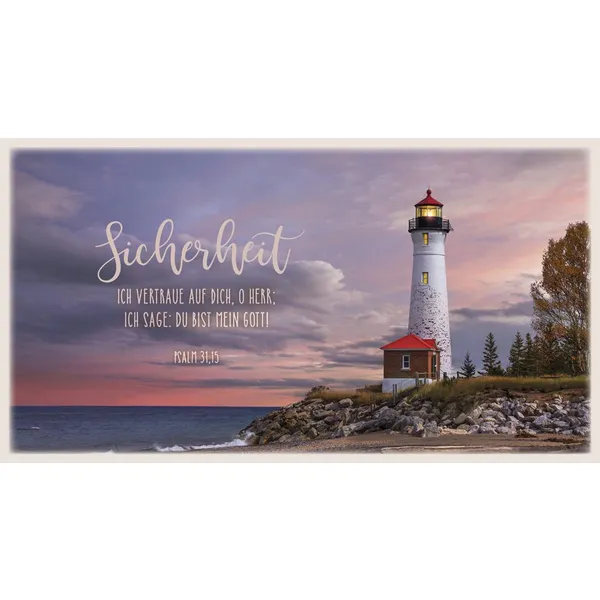 Produktbild des Artikels Metallschild - Leuchtturm ()