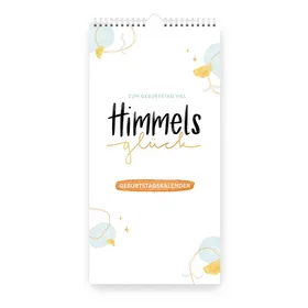 Produktbild des Artikels Himmelsglück - Geburtstagskalender immerwährend (Kalender)