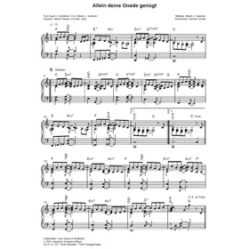 Produktbild des Artikels Allein deine Gnade genügt (Noten - Download)