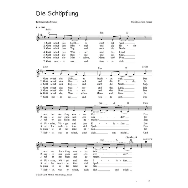 Produktbild des Artikels Die Schöpfung (Noten - Download)