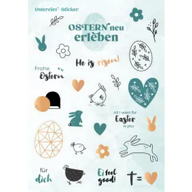Produktbild des Artikels Sticker-Postkarte Ostern - einzeln (Schreibwaren)