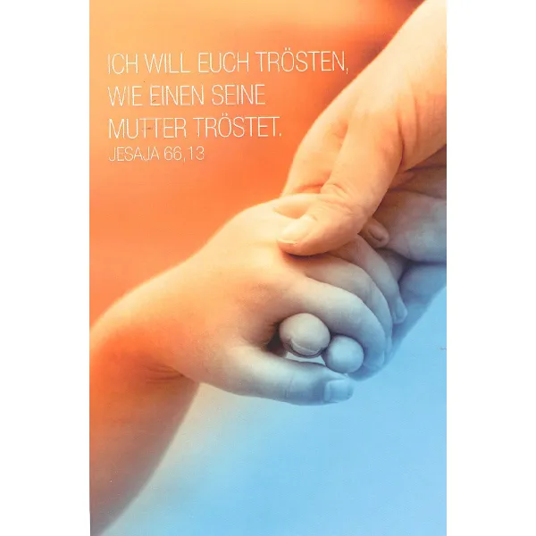 Produktbild des Artikels CD-Card: Ich will euch trösten (Schreibwaren)