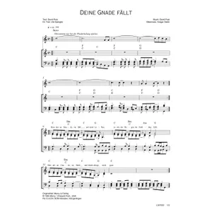 Produktbild des Artikels Deine Gnade fällt (Noten - Download)