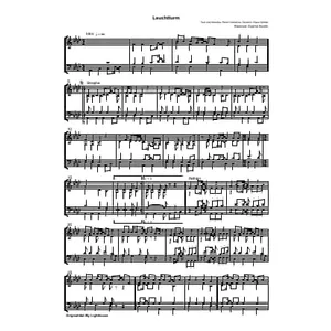 Produktbild des Artikels Leuchtturm (Noten - Download)