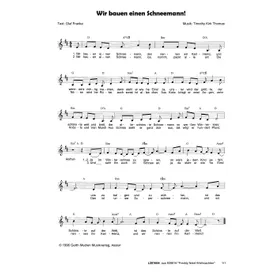 Produktbild des Artikels Schneemannlied (Noten - Download)