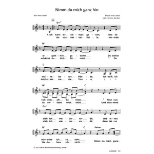 Produktbild des Artikels Nimm du mich ganz hin (Noten - Download)