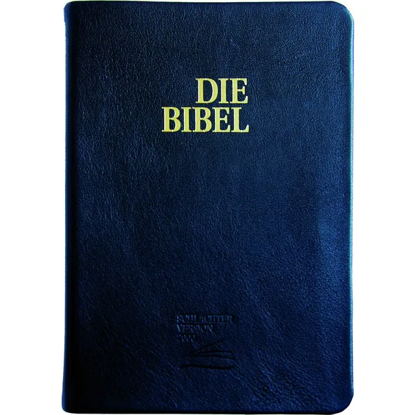 Produktbild des Artikels Schlachter 2000 - Taschenausgabe, Kalbsleder, Goldschnitt, schwarz (Bibel - Leder)