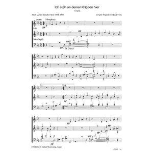 Produktbild des Artikels Ich steh an deiner Krippen hier (Noten - Download)