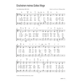 Produktbild des Artikels Erscheinen meines Gottes Wege (Noten - Download)