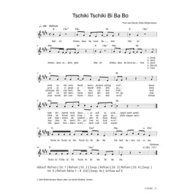 Produktbild des Artikels Tschiki Tschiki bi ba bo (Noten - Download)