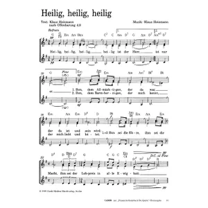 Produktbild des Artikels Heilig, heilig, heilig (Noten - Download)