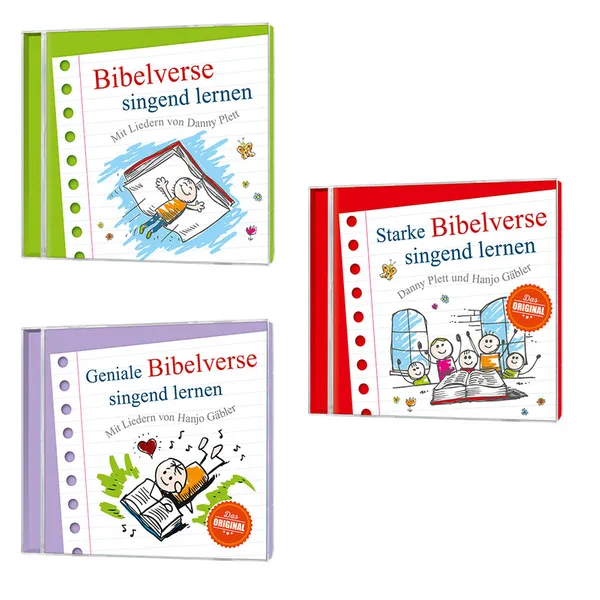 Produktbild des Artikels Bibelverse singend lernen - CD-Set 2 (Audio - CD)