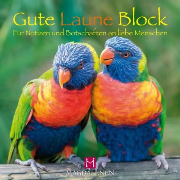 Produktbild des Artikels Gute Laune Block Papageien (Schreibwaren)
