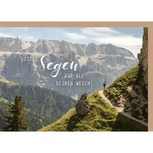 Produktbild des Artikels Faltkarte "Gottes Segen" - Wanderweg (Schreibwaren)