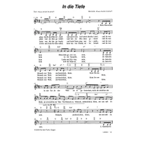 Produktbild des Artikels In die Tiefe (Noten - Download)
