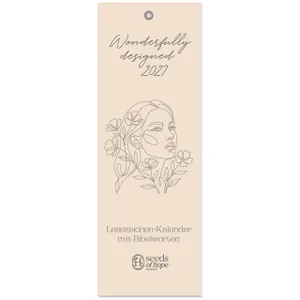 Produktbild des Artikels Wonderfully designed 2027 - Lesezeichen-Kalender (Kalender - Spiralbindung)