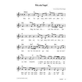 Produktbild des Artikels Wie ein Vogel (Noten - Download)