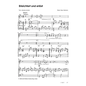 Produktbild des Artikels Erleichtert und erlöst (Noten - Download)