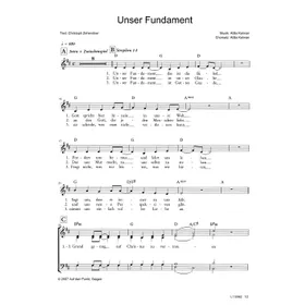 Produktbild des Artikels Unser Fundament (Noten - Download)