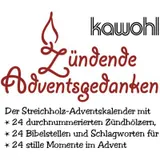 Stimmungsbild zu Streichholz-Adventskalender "Gesegnete Adventszeit"