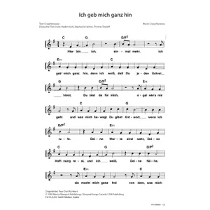 Produktbild des Artikels Ich geb mich ganz hin (Noten - Download)