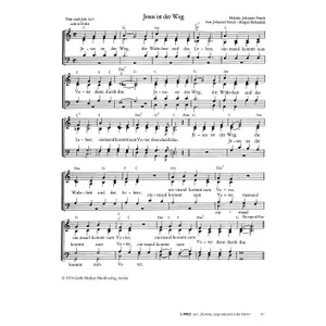 Produktbild des Artikels Jesus ist der Weg (Noten - Download)