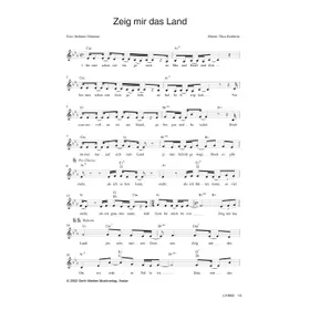 Produktbild des Artikels Zeig mir das Land (Noten - Download)
