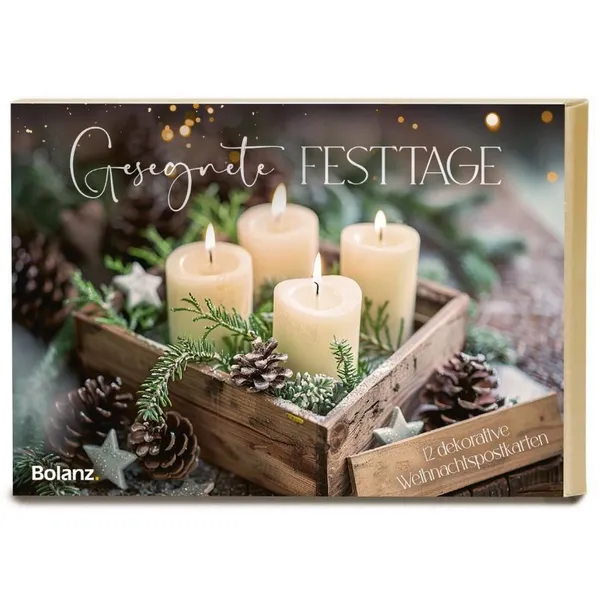 Produktbild des Artikels Postkartenbox "Gesegnete Festtage" (Schreibwaren)