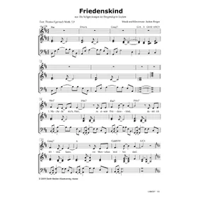 Produktbild des Artikels Friedenskind (Noten - Download)