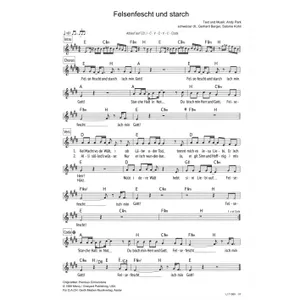 Produktbild des Artikels Felsenfescht und starch (Noten - Download)