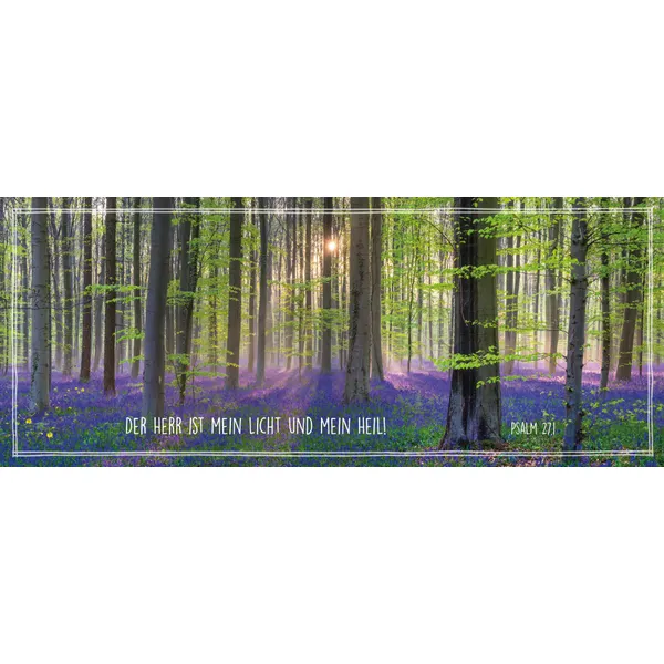 Produktbild des Artikels Metallschild lang - Wald ()