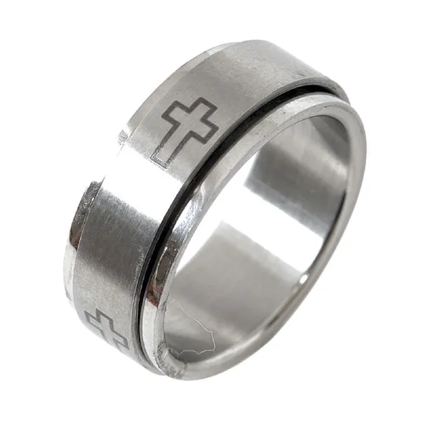 Produktbild des Artikels Fingerring -Spin "Kreuz" - 21 mm ()