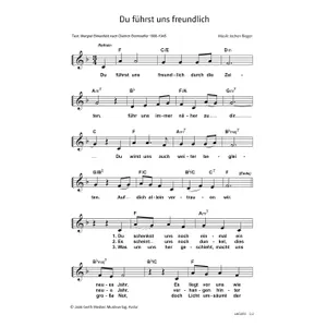 Produktbild des Artikels Du führst uns freundlich (Noten - Download)