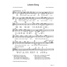 Produktbild des Artikels Löwen-Song (Noten - Download)