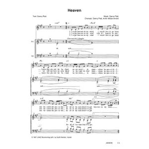 Produktbild des Artikels Heaven (Noten - Download)