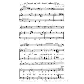 Produktbild des Artikels Ich frage nichts nach Himmel und nach Erde (Noten - Download)