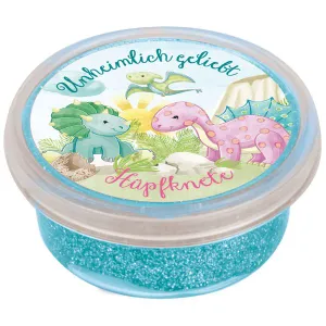 Produktbild des Artikels Springknete: Unheimlich geliebt (Dinos) mit Glitzer ()
