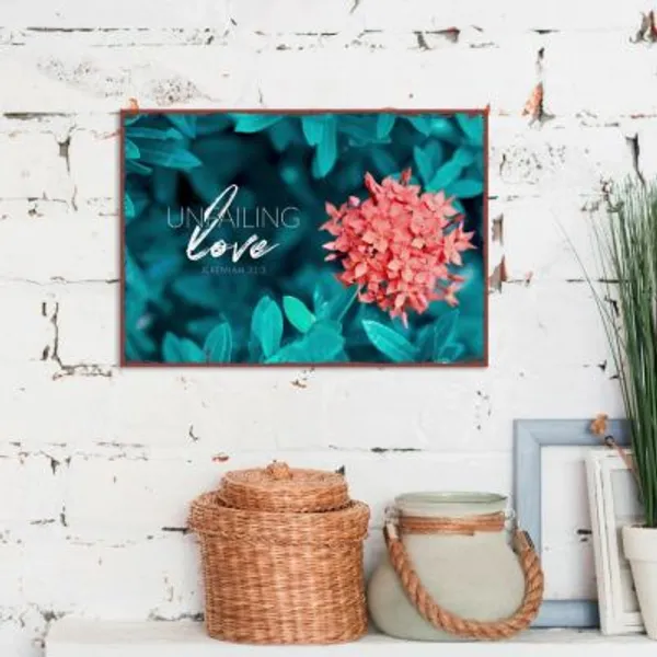 Produktbild des Artikels Metallschild klein - Unfailing love ()