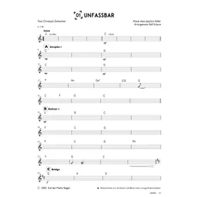 Produktbild des Artikels Unfassbar (Bandsheet) (Noten - Download)