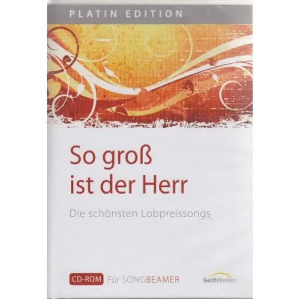 Produktbild des Artikels So groß ist der Herr - CD-ROM (Software - CD-ROM)