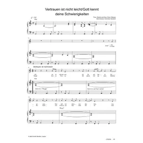 Produktbild des Artikels Vertrauen ist nicht leicht / Gott kennt deine Schwierigkeiten (Noten - Download)