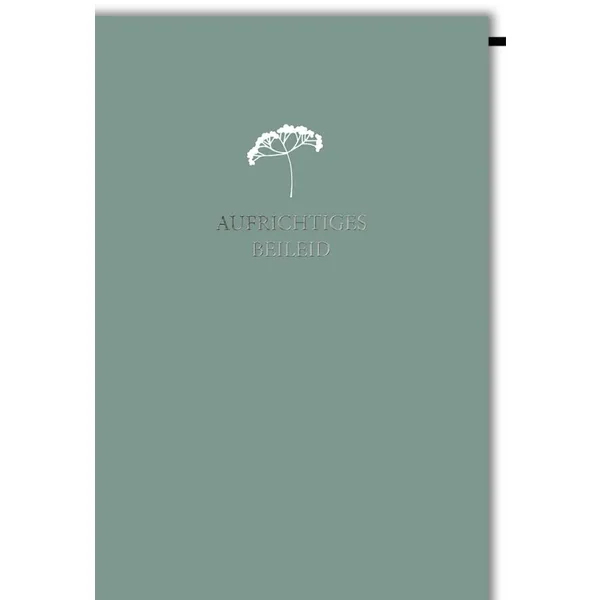 Produktbild des Artikels Faltkarte "Aufrichtiges Beileid" (Schreibwaren)