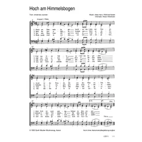 Produktbild des Artikels Hoch am Himmelsbogen (Noten - Download)