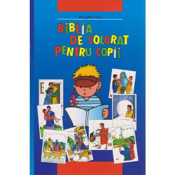 Produktbild des Artikels Kinder-Mal-Bibel - Rumänisch (Buch - Paperback)